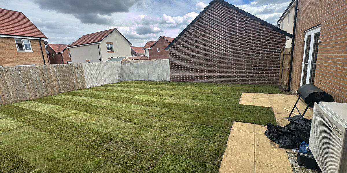 Garden Turf job completed at Scartho, Grimsby