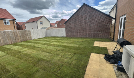 Garden Turf job completed at Scartho, Grimsby