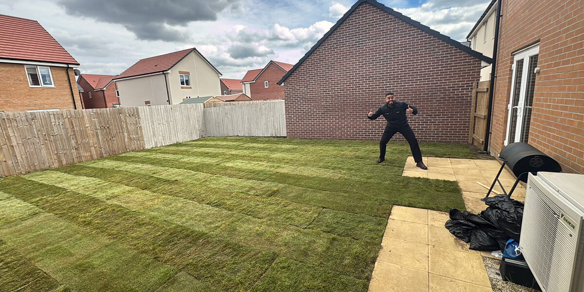 Garden Turf job
