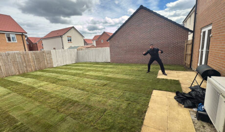 Garden Turf job