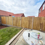 Feather Edge Fence Post Panel