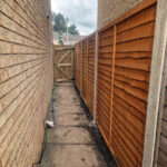 Feather Edge Fence Post Panel