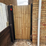 Feather Edge Fence Post Panel